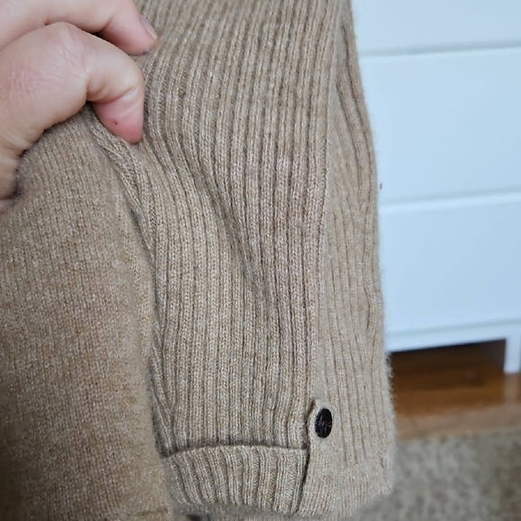 Zara Tan Cashmere Knit Sweater And Leggings Set - Picture 9 of 9